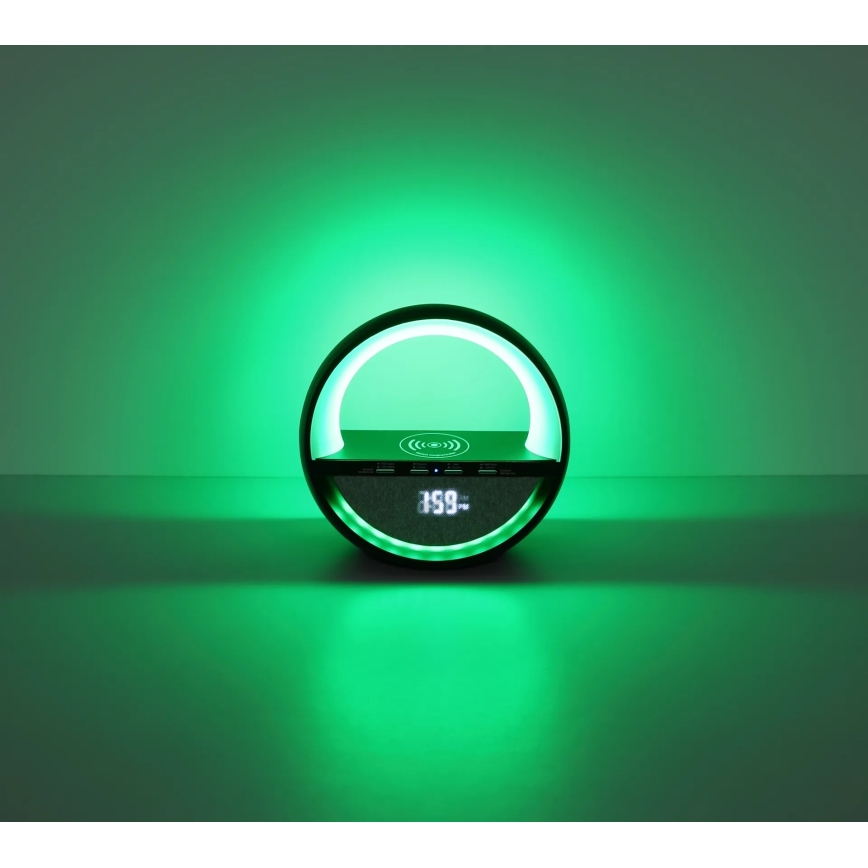 Globo - LED RGB jutiklinė įkraunama stalinė lempa su garsiakalbiu LED/3,5W/5V 1800 mAh