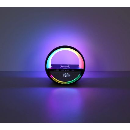 Globo - LED RGB jutiklinė įkraunama stalinė lempa su garsiakalbiu LED/3,5W/5V 1800 mAh