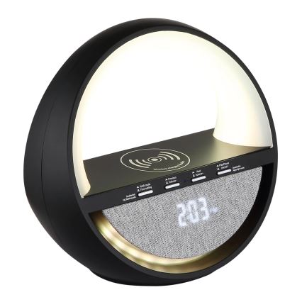 Globo - LED RGB jutiklinė įkraunama stalinė lempa su garsiakalbiu LED/3,5W/5V 1800 mAh