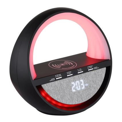 Globo - LED RGB jutiklinė įkraunama stalinė lempa su garsiakalbiu LED/3,5W/5V 1800 mAh