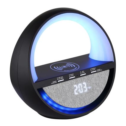 Globo - LED RGB jutiklinė įkraunama stalinė lempa su garsiakalbiu LED/3,5W/5V 1800 mAh