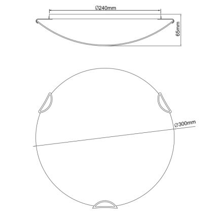 Globo - Vaikiškas lubinis šviestuvas 2xE27/60W/230V