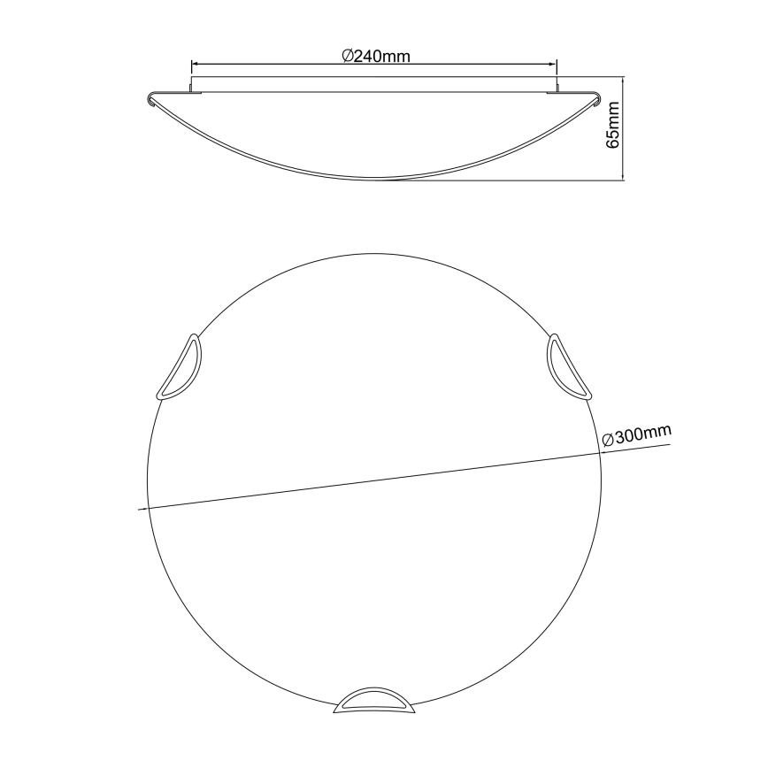 Globo - Vaikiškas lubinis šviestuvas 2xE27/60W/230V