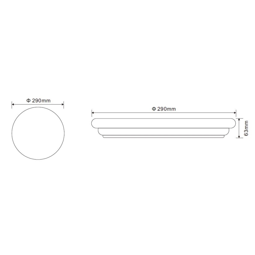 Globo - LED lubinis šviestuvas LED/20W/230V