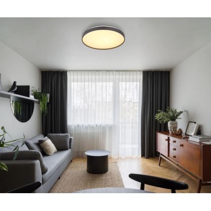 Globo - LED lubinis šviestuvas LED/24W/230V diametras 48 cm antracitas