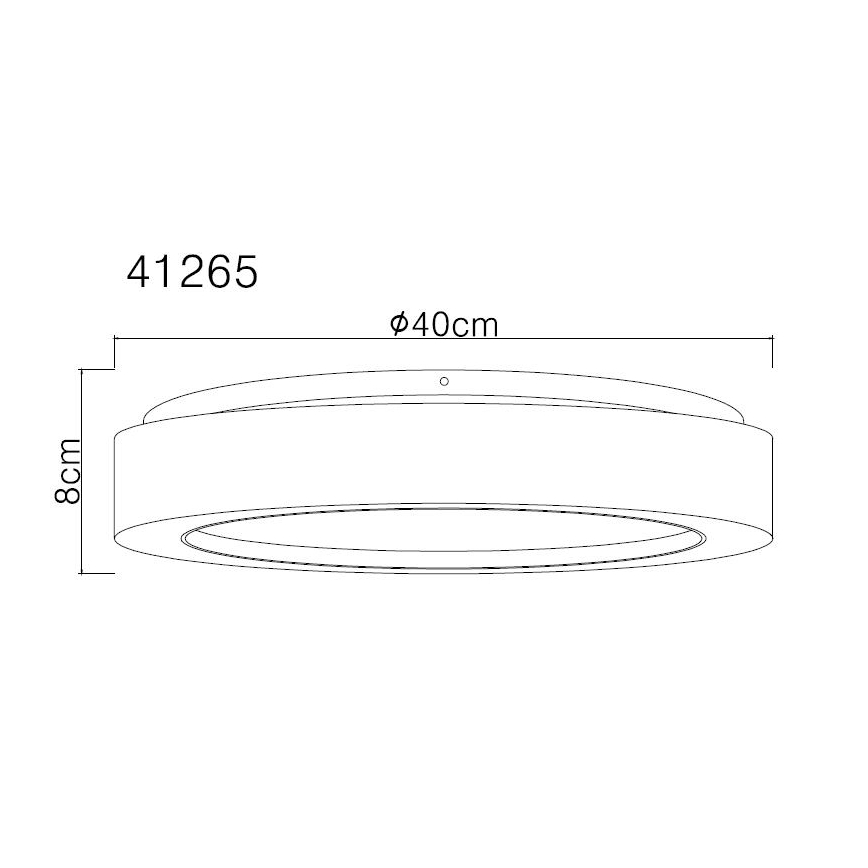 Globo - LED lubinis šviestuvas LED/24W/230V diametras 40 cm 3000K balta