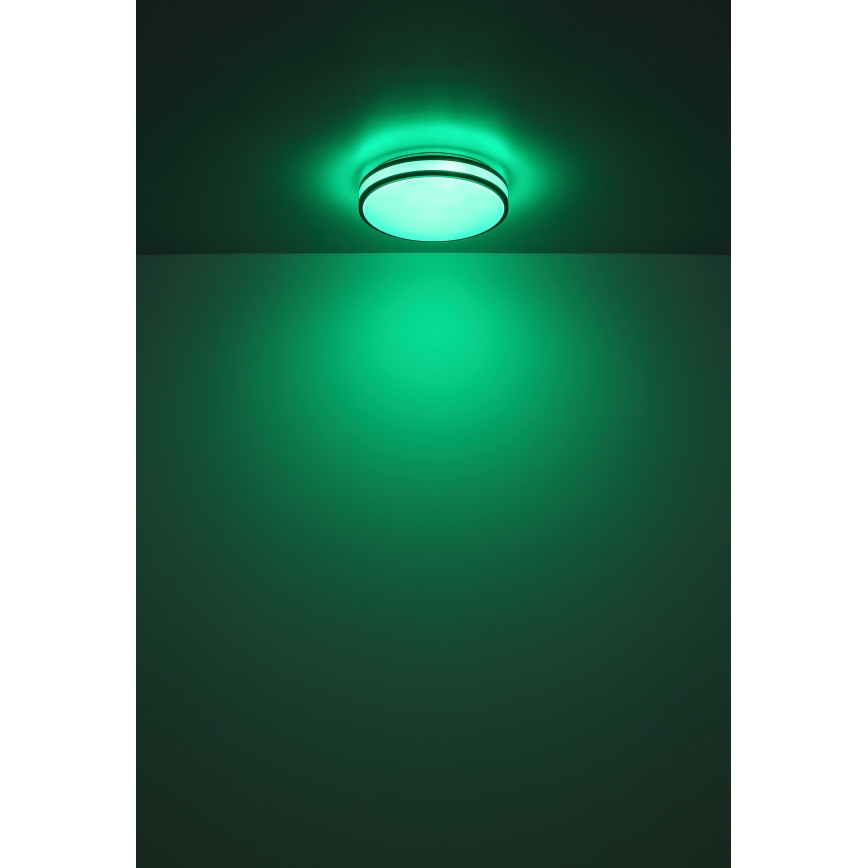 Globo - LED RGBW Reguliuojamas lubinis šviestuvas LED/18W/230V 2700-6000K + nuotolinio valdymo pultas