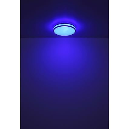 Globo - LED RGBW Reguliuojamas lubinis šviestuvas LED/18W/230V 2700-6000K + nuotolinio valdymo pultas