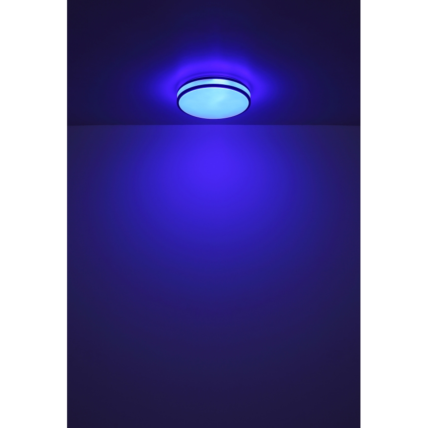 Globo - LED RGBW Reguliuojamas lubinis šviestuvas LED/18W/230V 2700-6000K + nuotolinio valdymo pultas