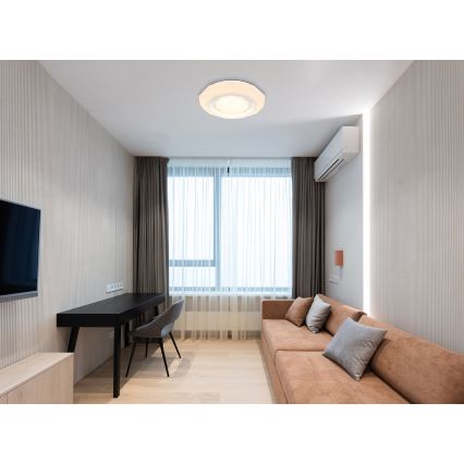 Globo - LED Pritemdomas lubinis šviestuvas LED/24W/230V 2700-6500K + nuotolinio valdymo pultas