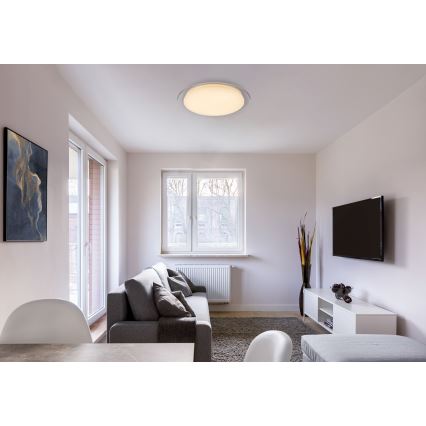 Globo - LED Pritemdomas lubinis šviestuvas LED/30W/230V 3000-6500K + nuotolinio valdymo pultas