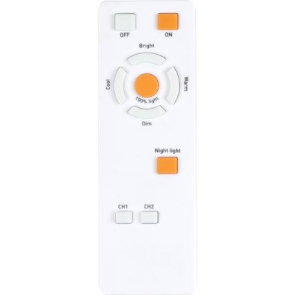 Globo - LED Pritemdomas lubinis šviestuvas LED/30W/230V 3000-6500K + nuotolinio valdymo pultas