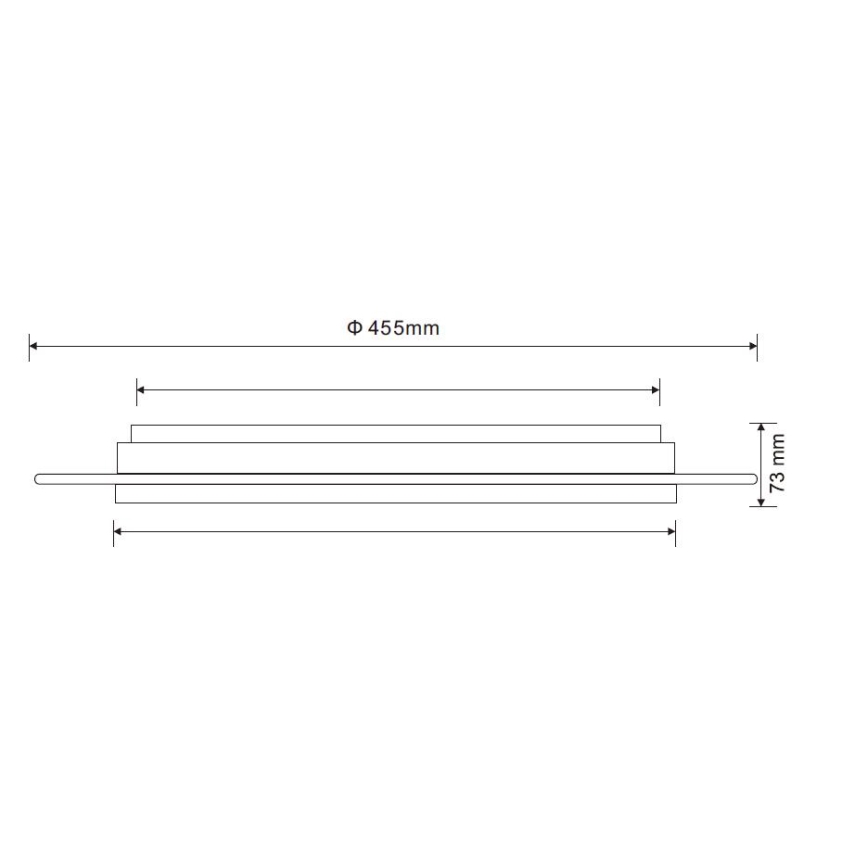 Globo - LED Pritemdomas lubinis šviestuvas LED/30W/230V 3000-6500K + nuotolinio valdymo pultas