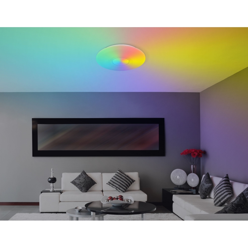 Globo - RGBW Reguliuojamas lubinis šviestuvas LED/40W/230V 3000-6500K + nuotolinio valdymo pultas