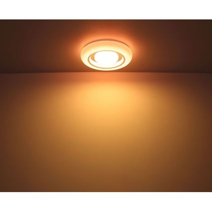 Globo - RGBW Reguliuojamas lubinis šviestuvas LED/18W/230V 2700-6500K + nuotolinio valdymo pultas