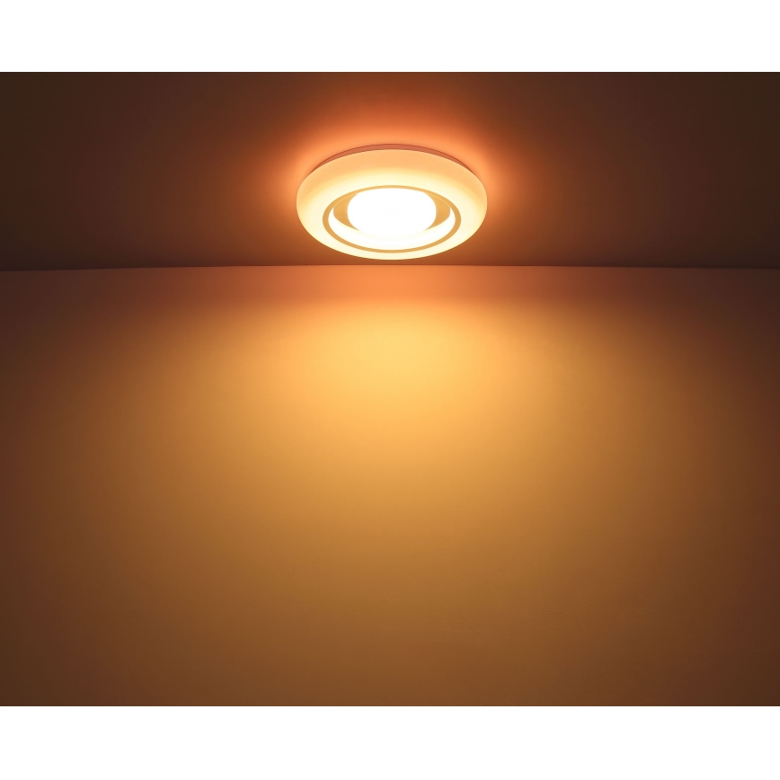 Globo - RGBW Reguliuojamas lubinis šviestuvas LED/18W/230V 2700-6500K + nuotolinio valdymo pultas