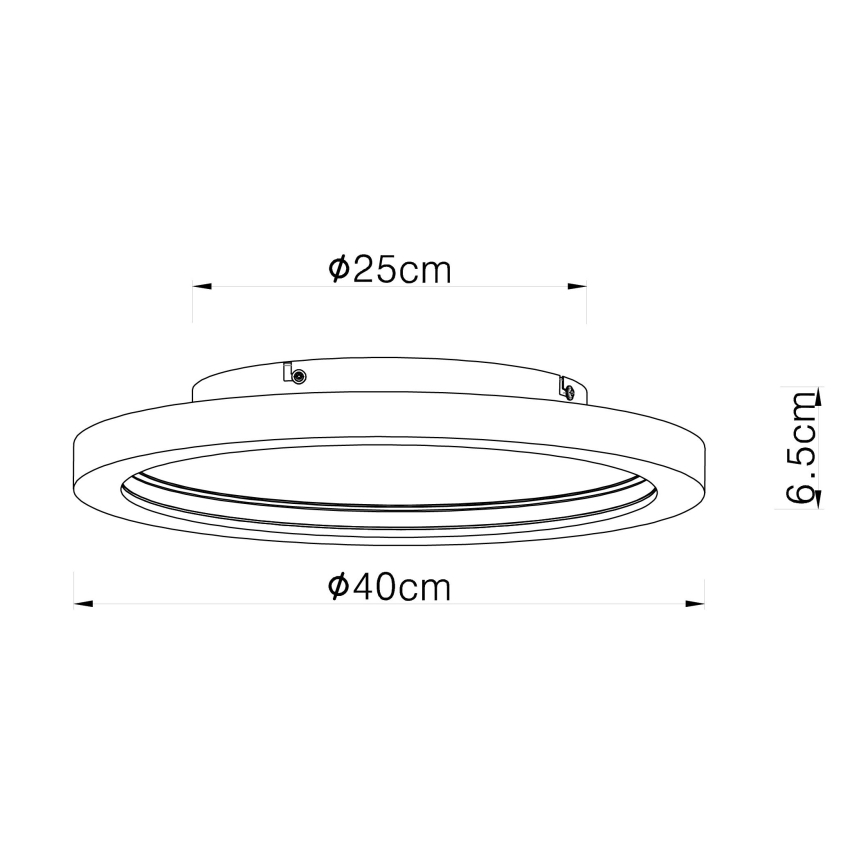 Globo - LED RGBW Reguliuojamas lubinis šviestuvas LED/24W/230V 2700-6000K + nuotolinio valdymo pultas