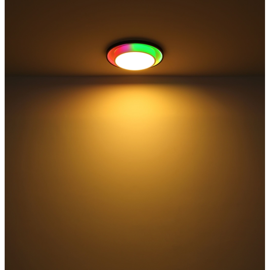 Globo - LED RGBW Reguliuojamas lubinis šviestuvas LED/21W/230V 2700-6500K+ nuotolinio valdymo pultas