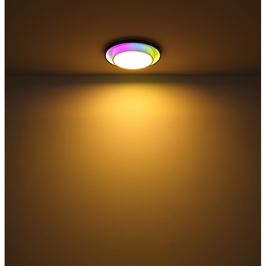 Globo - LED RGBW Reguliuojamas lubinis šviestuvas LED/21W/230V 2700-6500K+ nuotolinio valdymo pultas