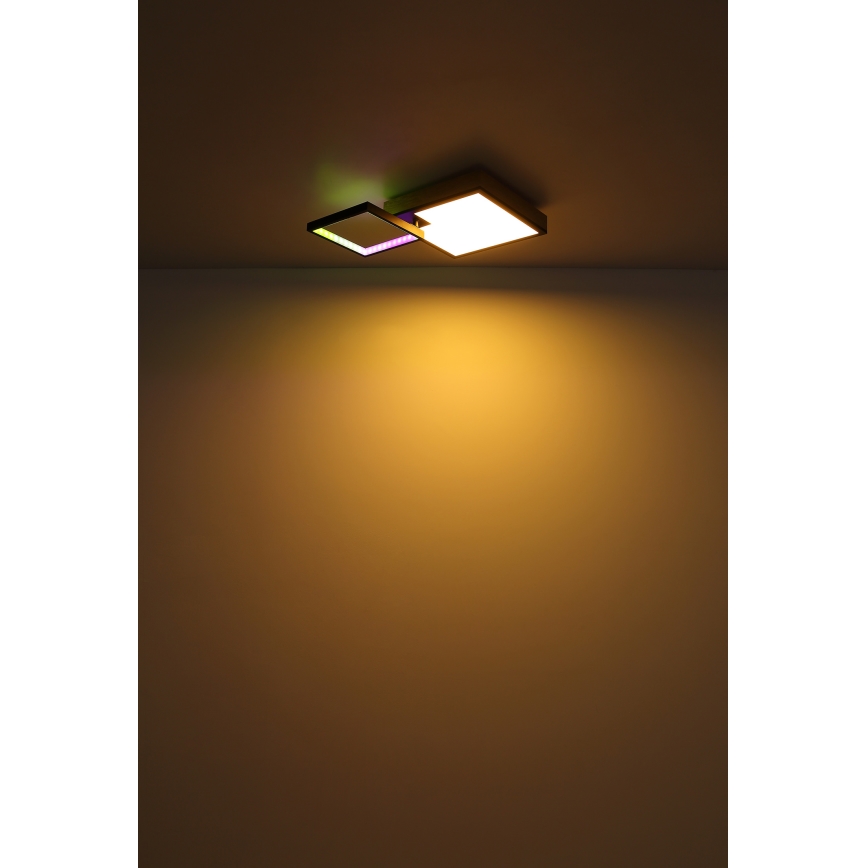 Globo - LED RGBW Pritemdomas šviestuvas LED/21W/230V + LED/3W 2700-6500K + nuotolinio valdymo pultas