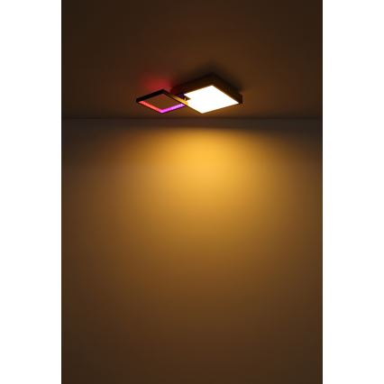 Globo - LED RGBW Pritemdomas šviestuvas LED/21W/230V + LED/3W 2700-6500K + nuotolinio valdymo pultas