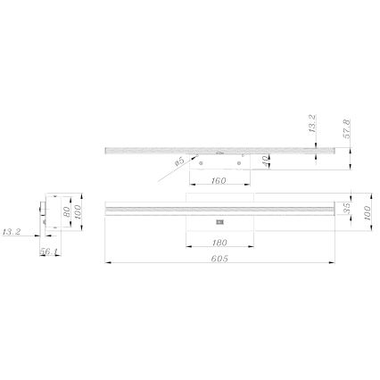 Globo - LED Vonios sieninis šviestuvas LED/18W/230V IP44