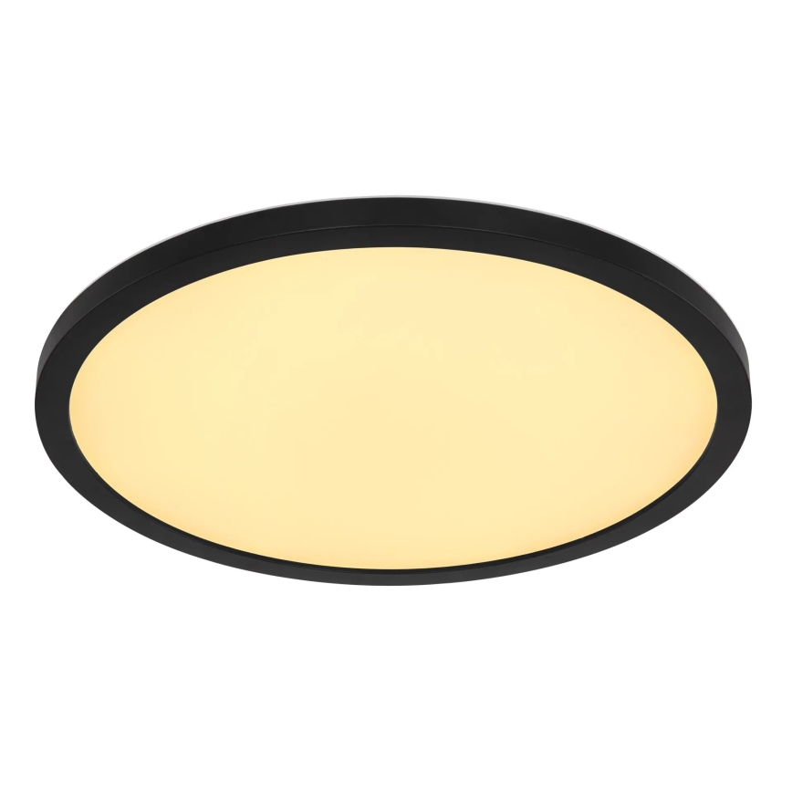 Globo - LED RGB Pritemdomas sieninis vonios šviestuvas LED/18W/230V 3000-6000K + nuotolinio valdymo pultas IP44 juoda