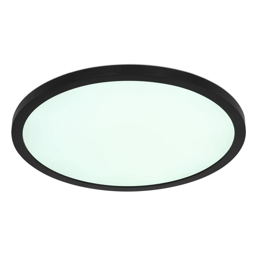 Globo - LED RGB Pritemdomas sieninis vonios šviestuvas LED/18W/230V 3000-6000K + nuotolinio valdymo pultas IP44 juoda