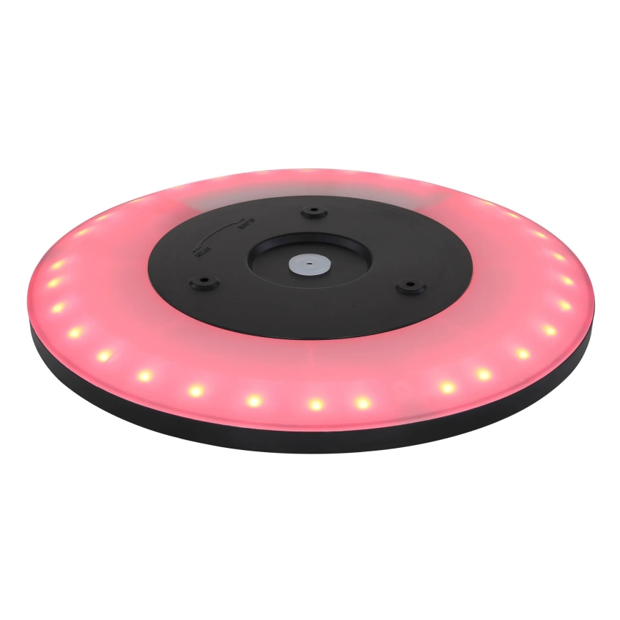 Globo - LED RGB Pritemdomas sieninis vonios šviestuvas LED/18W/230V 3000-6000K + nuotolinio valdymo pultas IP44 juoda