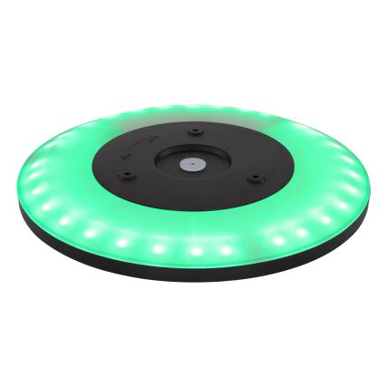 Globo - LED RGB Pritemdomas sieninis vonios šviestuvas LED/18W/230V 3000-6000K + nuotolinio valdymo pultas IP44 juoda