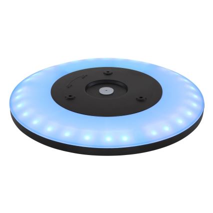 Globo - LED RGB Pritemdomas sieninis vonios šviestuvas LED/18W/230V 3000-6000K + nuotolinio valdymo pultas IP44 juoda