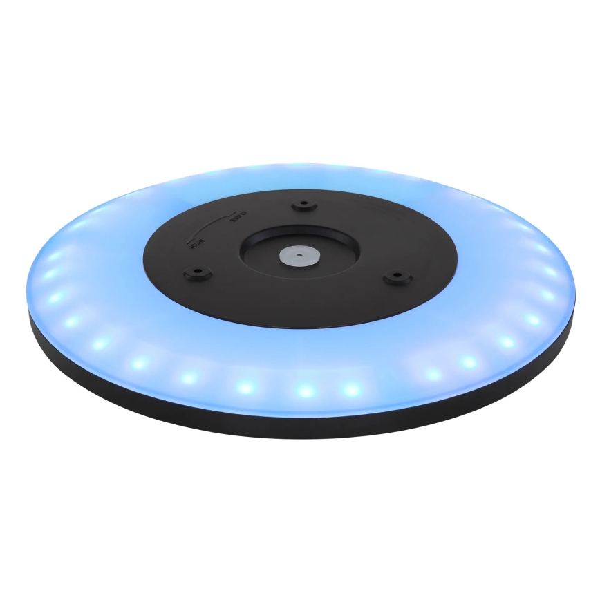 Globo - LED RGB Pritemdomas sieninis vonios šviestuvas LED/18W/230V 3000-6000K + nuotolinio valdymo pultas IP44 juoda