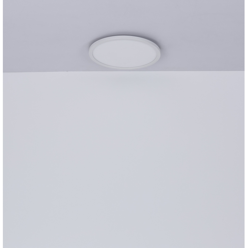 Globo - LED pritemdomas lubinis vonios šviestuvas LED/18W/230V diametras 29,4 cm IP44 balta