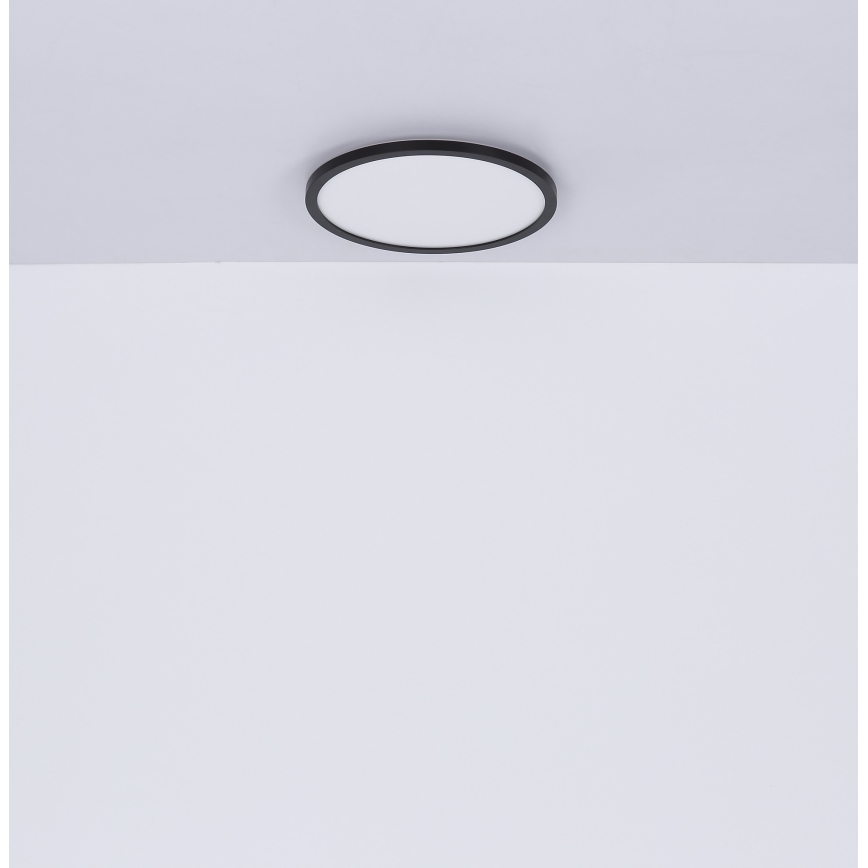 Globo - LED pritemdomas lubinis vonios šviestuvas LED/24W/230V diametras 42 cm IP44 juoda