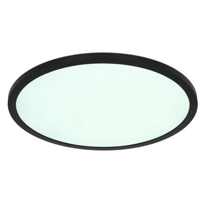 Globo - LED RGB Pritemdomas sieninis vonios šviestuvas LED/21W/230V 3000-6000K + nuotolinio valdymo pultas IP44 juoda