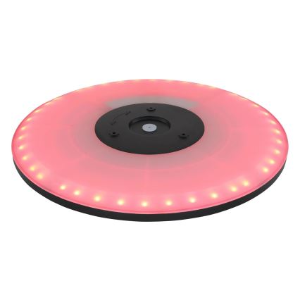 Globo - LED RGB Pritemdomas sieninis vonios šviestuvas LED/21W/230V 3000-6000K + nuotolinio valdymo pultas IP44 juoda