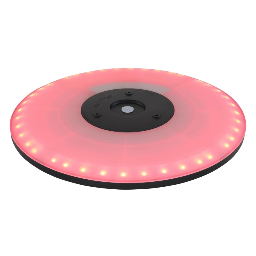 Globo - LED RGB Pritemdomas sieninis vonios šviestuvas LED/21W/230V 3000-6000K + nuotolinio valdymo pultas IP44 juoda