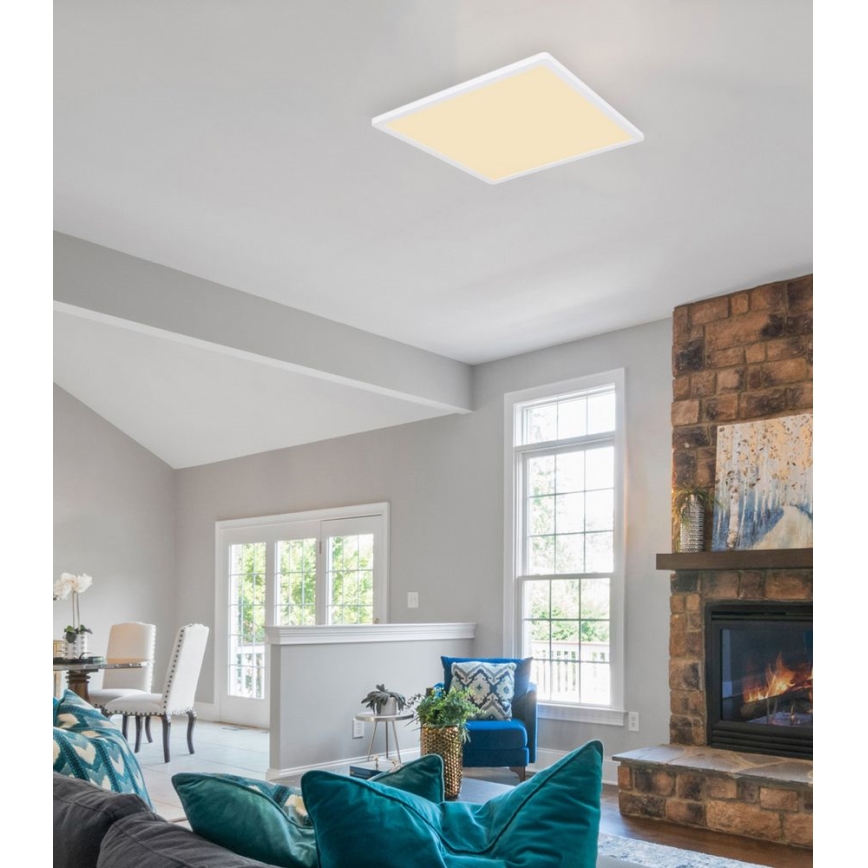 Globo - LED reguliuojamas vonios kambario lubų šviestuvas LED/24W/230V 42x42 cm IP44 baltas