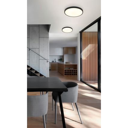 Globo - LED lubinis šviestuvas LED/15W/230V 4000K diametras 23 cm juoda
