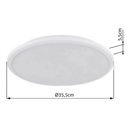 Globo - LED lubinis šviestuvas LED/18W/230V 3000K diametras 35 cm balta