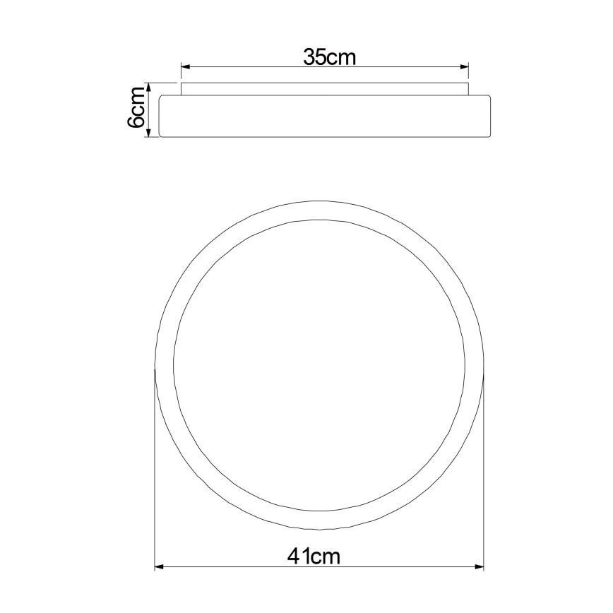 Globo - LED Pritemdomas lubinis šviestuvas LED/18W/230V 2700-6500K + nuotolinio valdymo pultas