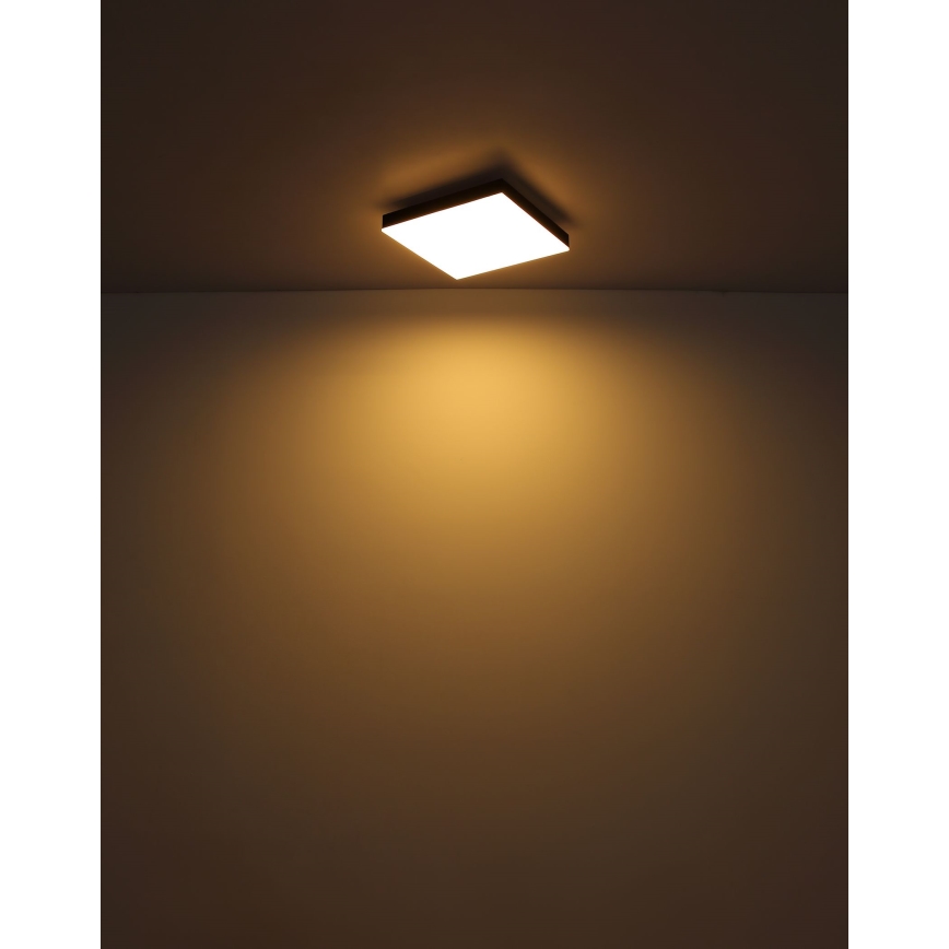 Globo - LED lubinis šviestuvas LED/18W/230V 30x30 cm juoda