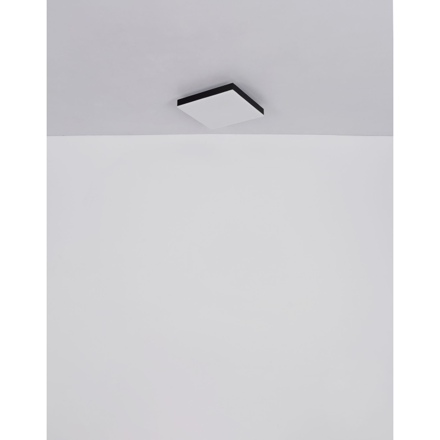 Globo - LED Pritemdomas lubinis šviestuvas LED/24W/230V 2700-6500K juoda + nuotolinio valdymo pultas