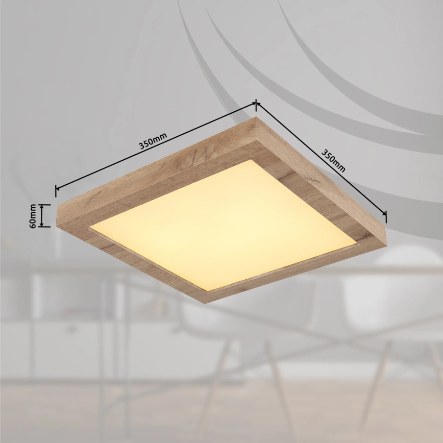 Globo - LED lubinis šviestuvas LED/16W/230V ruda