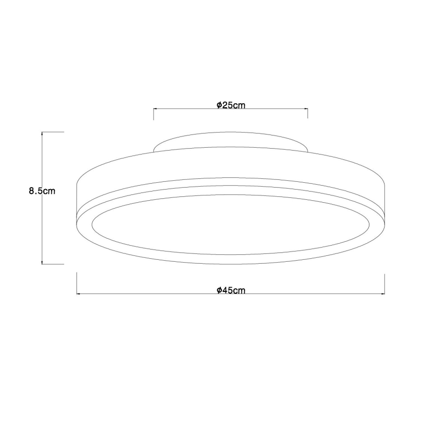 Globo - reguliuojamas LED lubinis šviestuvas LED/24W/230V 2700-6500K skersm. 45 cm + nuotolinis valdymas