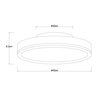 Globo - LED lubinis šviestuvas LED/24W/230V 3000K diametras 45 cm