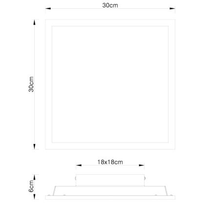 Globo - LED lubinis šviestuvas LED/12W/230V