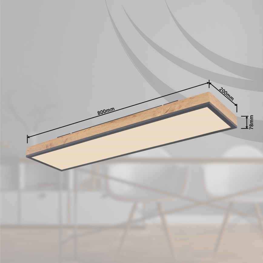 Globo - LED Pritemdomas lubinis šviestuvas LED/24W/230V 2700-6500K + nuotolinio valdymo pultas