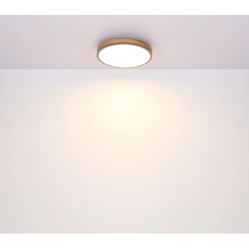 Globo - LED Pritemdomas lubinis šviestuvas LED/40W/230V 2700-6500K diametras 60 cm + nuotolinio valdymo pultas ruda/pilka