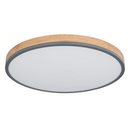 Globo - LED Pritemdomas lubinis šviestuvas LED/40W/230V 2700-6500K diametras 60 cm + nuotolinio valdymo pultas ruda/pilka